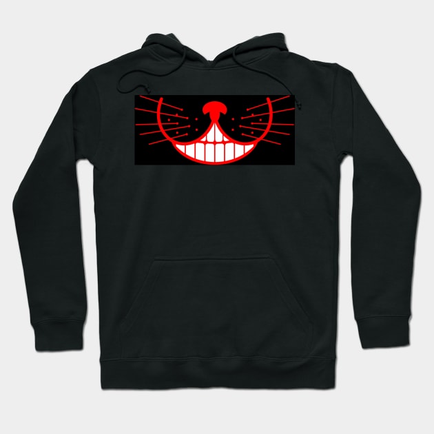 Funny Cat Smile Hoodie by Pris25